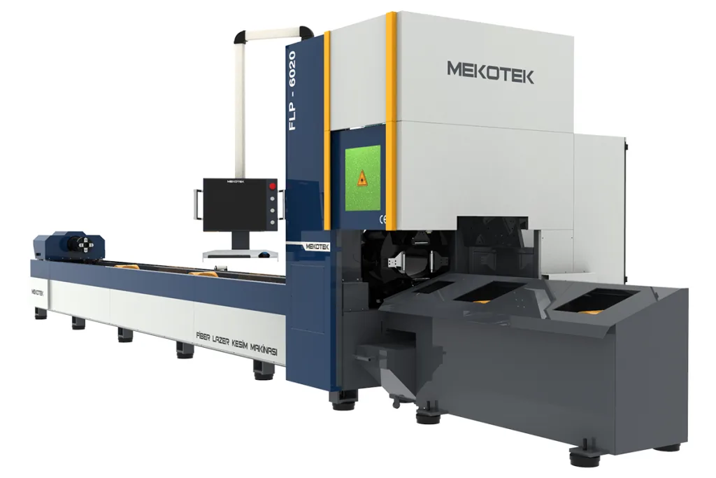 Mekotek FLP 6020 boru ve profil lazer kesim makinesi